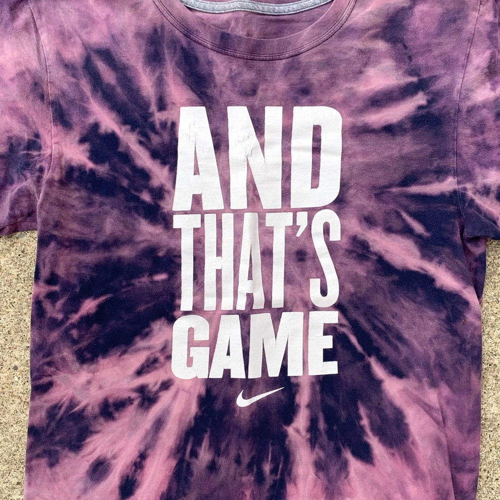 Vintage Y2K Nike Air Athletics Tie Dye Shirt - Picture 3 of 4